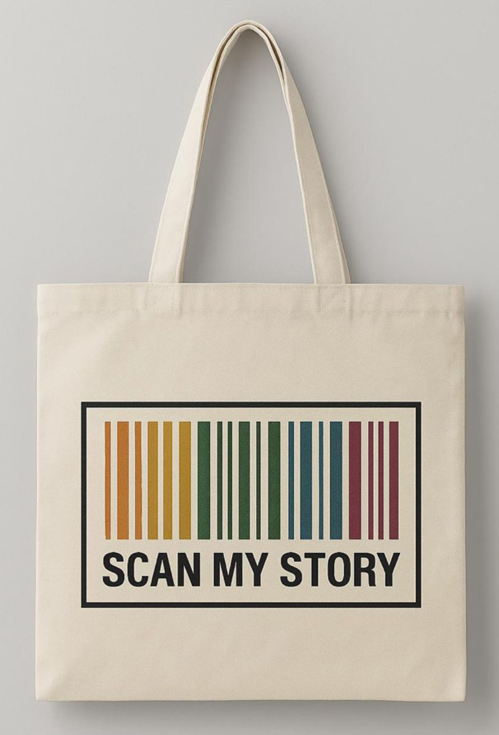 “Scan My Story” Barcode Tote