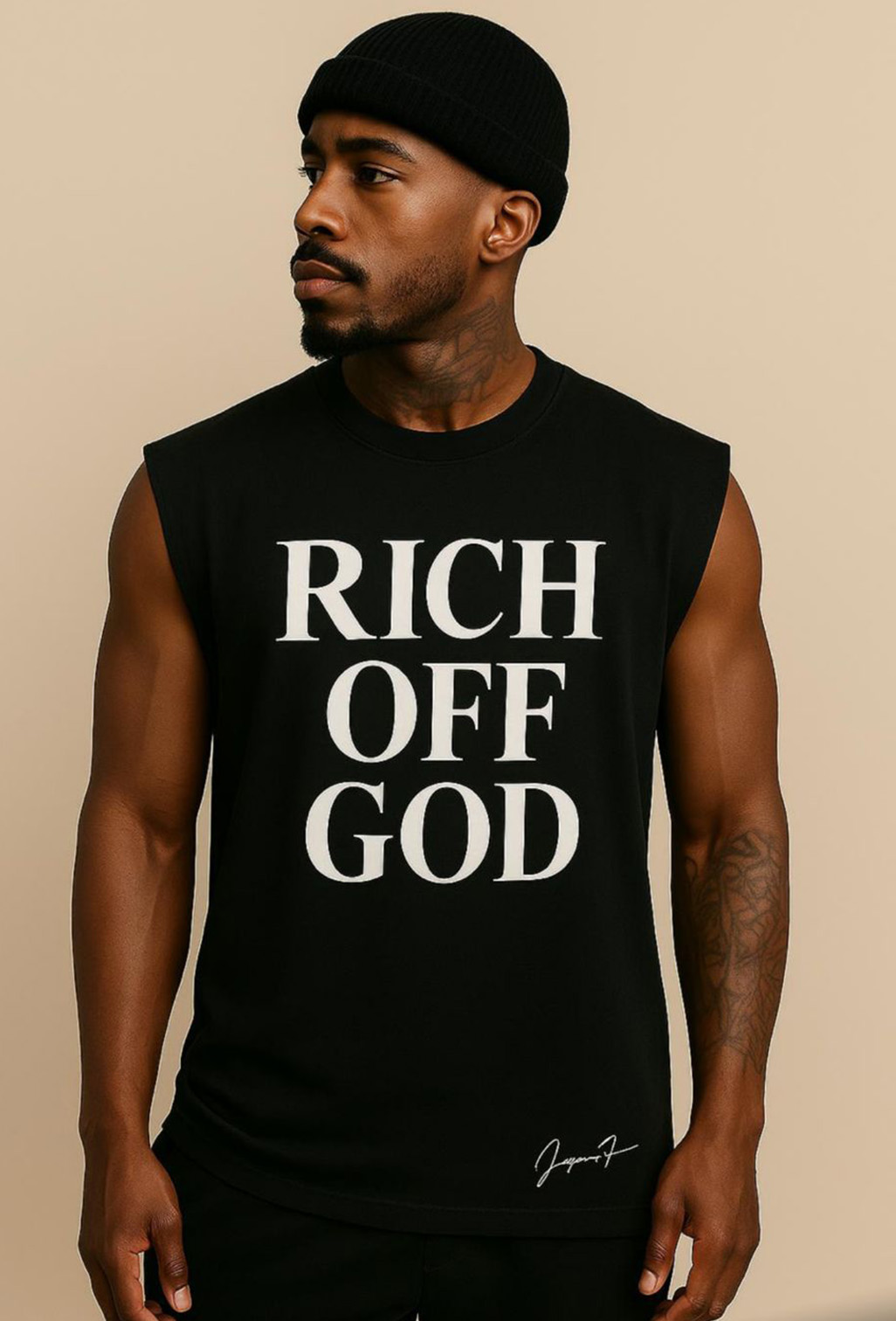 Rich Off God Muscle Tee